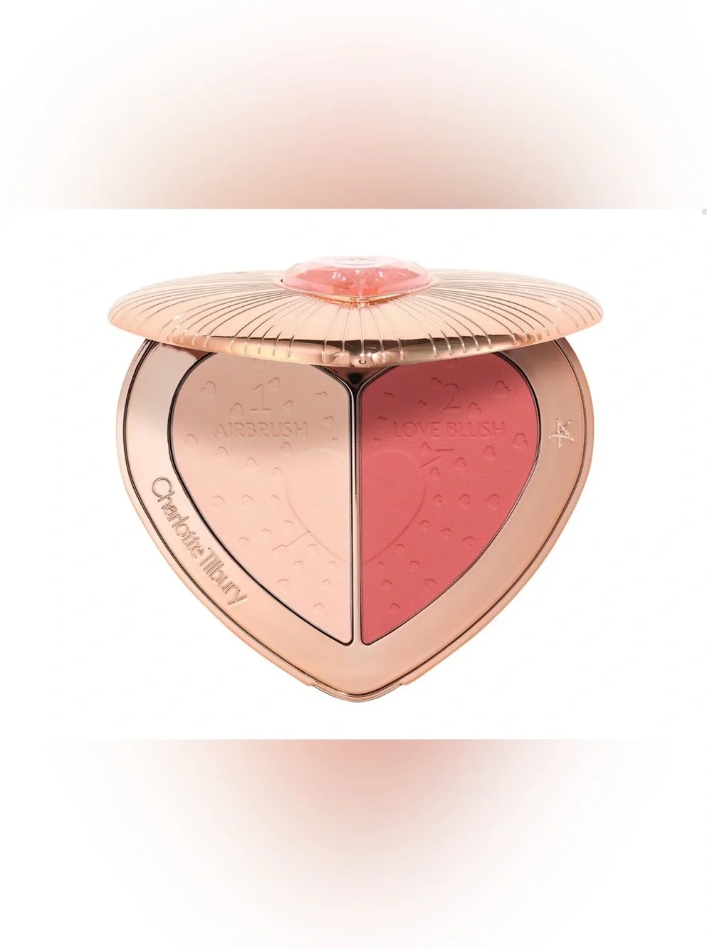 🌸CHARLOTTE TILBURY Beauty Soulmates Face Palette - Pillow Talk Flawless Rosewood